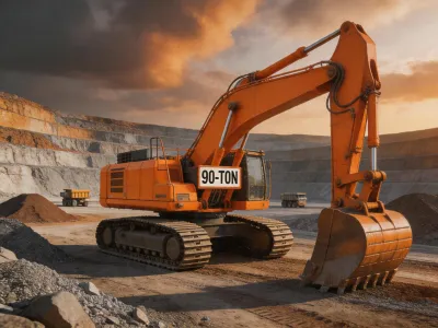 Hitachi mining excavator