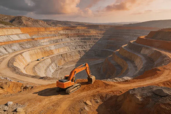 Mining excavator