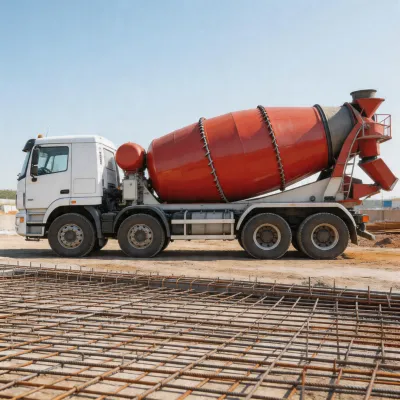 concrete mixer truck